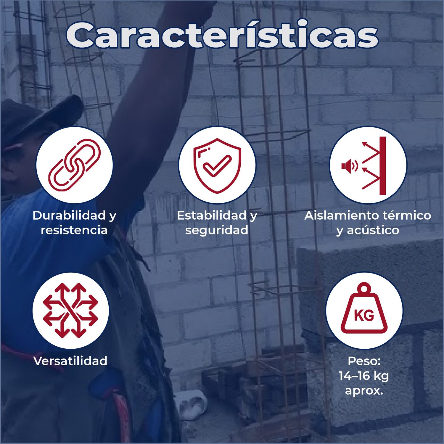 Block Pesado 20 x 20 x 40 cm