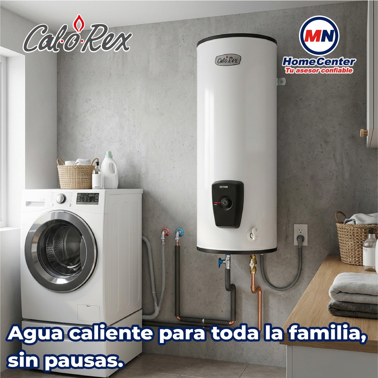 Calentador de Depósito Eléctrico Calorex 120-127 V 62 Lt