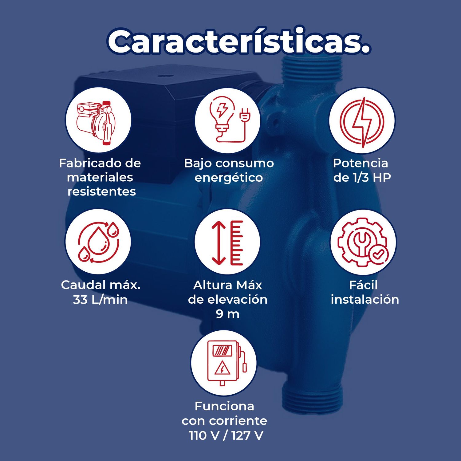 Bomba Presurizadora Rotoplas 1/3 Hp 110v Para Mejorar Presión