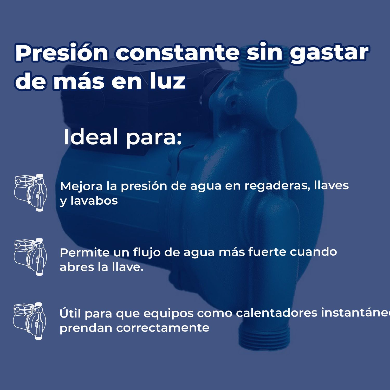 Bomba Presurizadora Rotoplas 1/3 Hp 110v Para Mejorar Presión