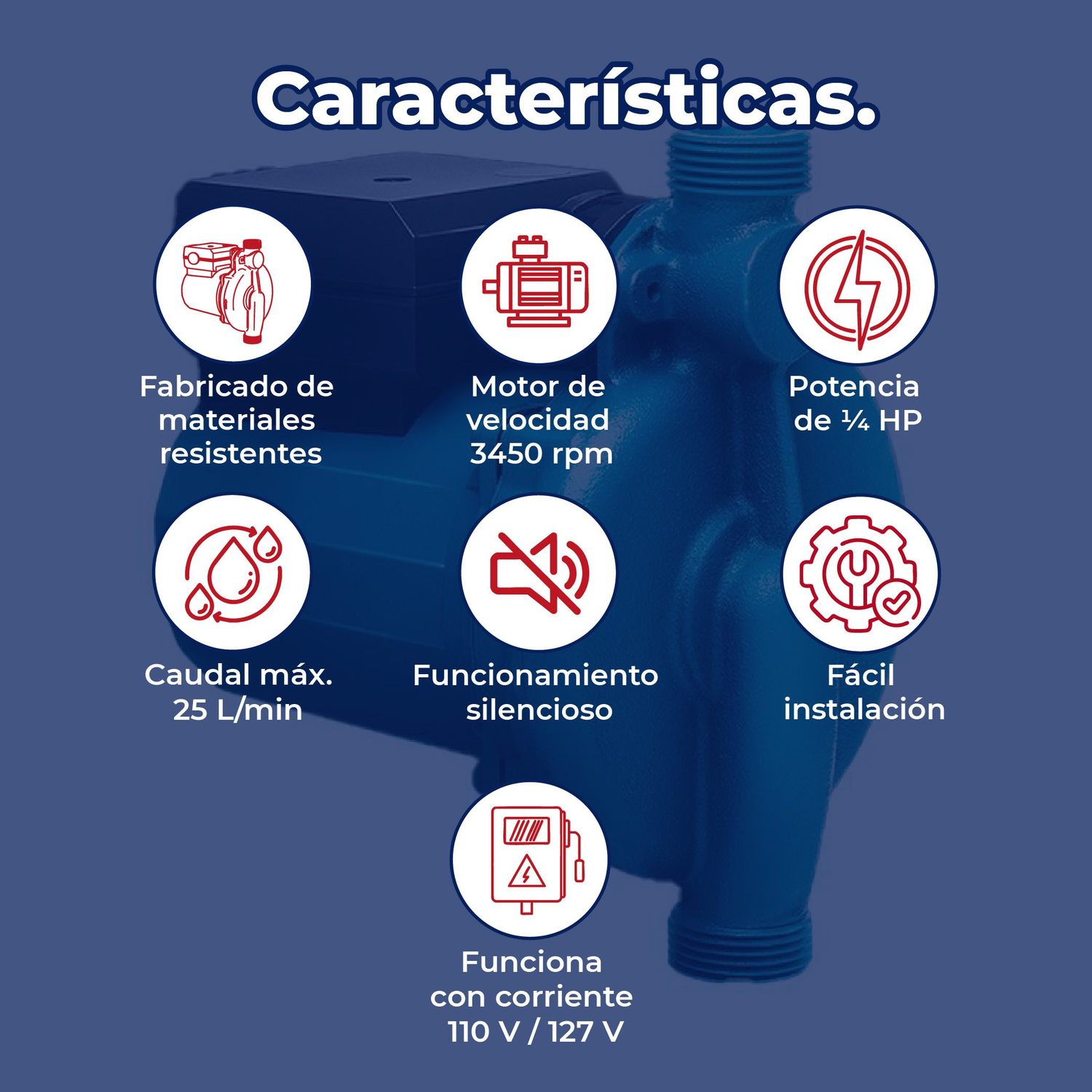 Bomba Presurizadora 1/4 Hp Rotoplas 110v Para Mejor Presión