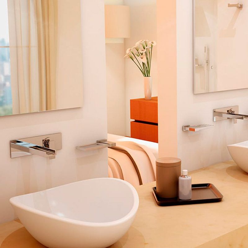 Jabonera Vertika Cromo 16108