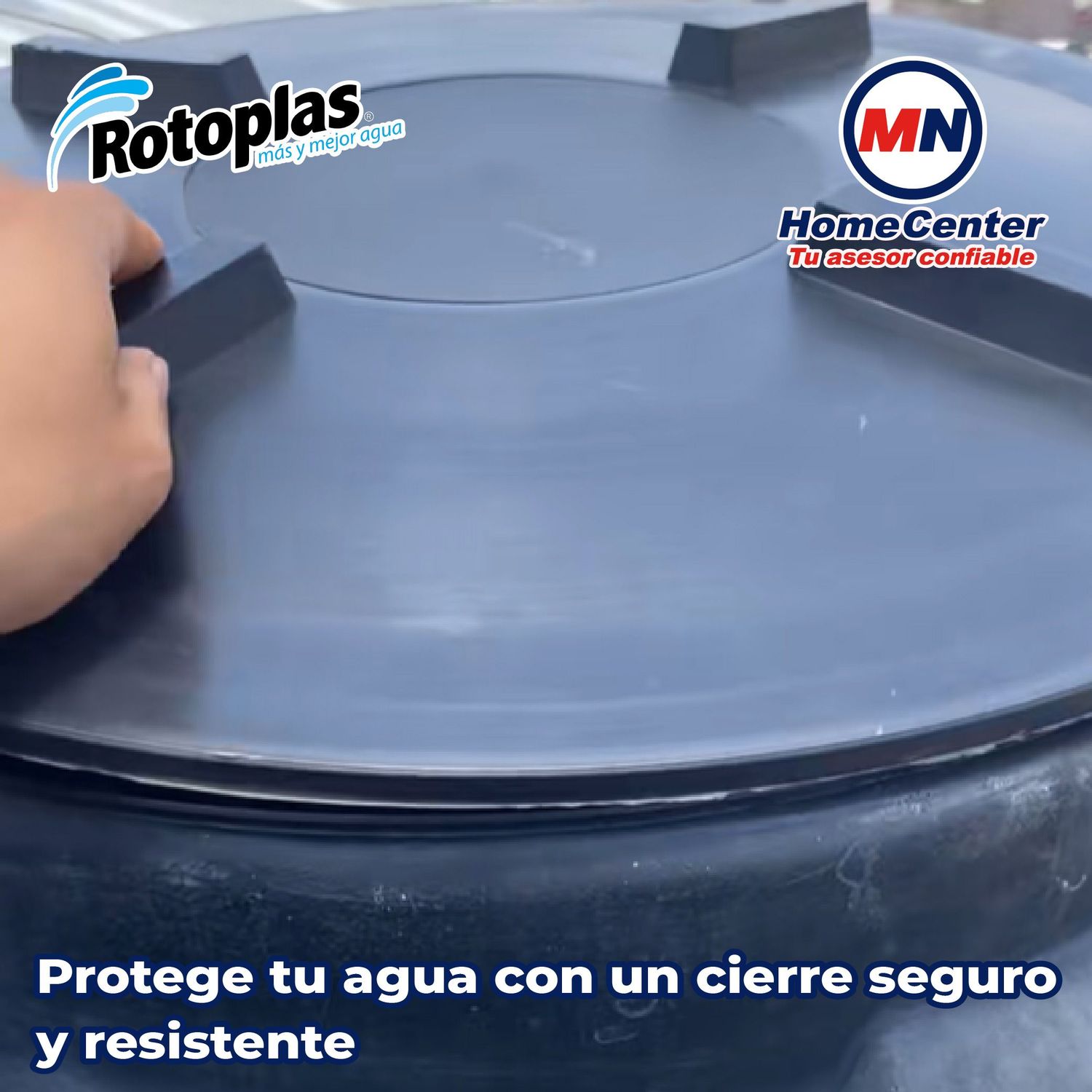 Tapa Para Tinaco Clip Rotoplas Negra