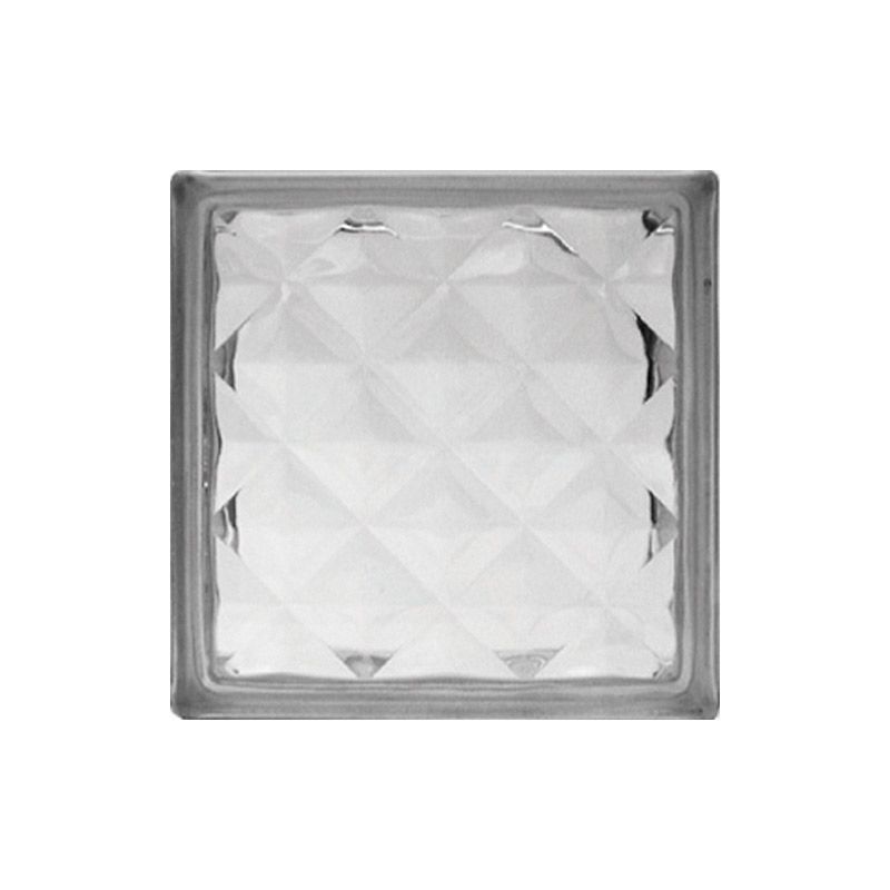 Vidrio Block Diamante 19 x 19 x 8 cm