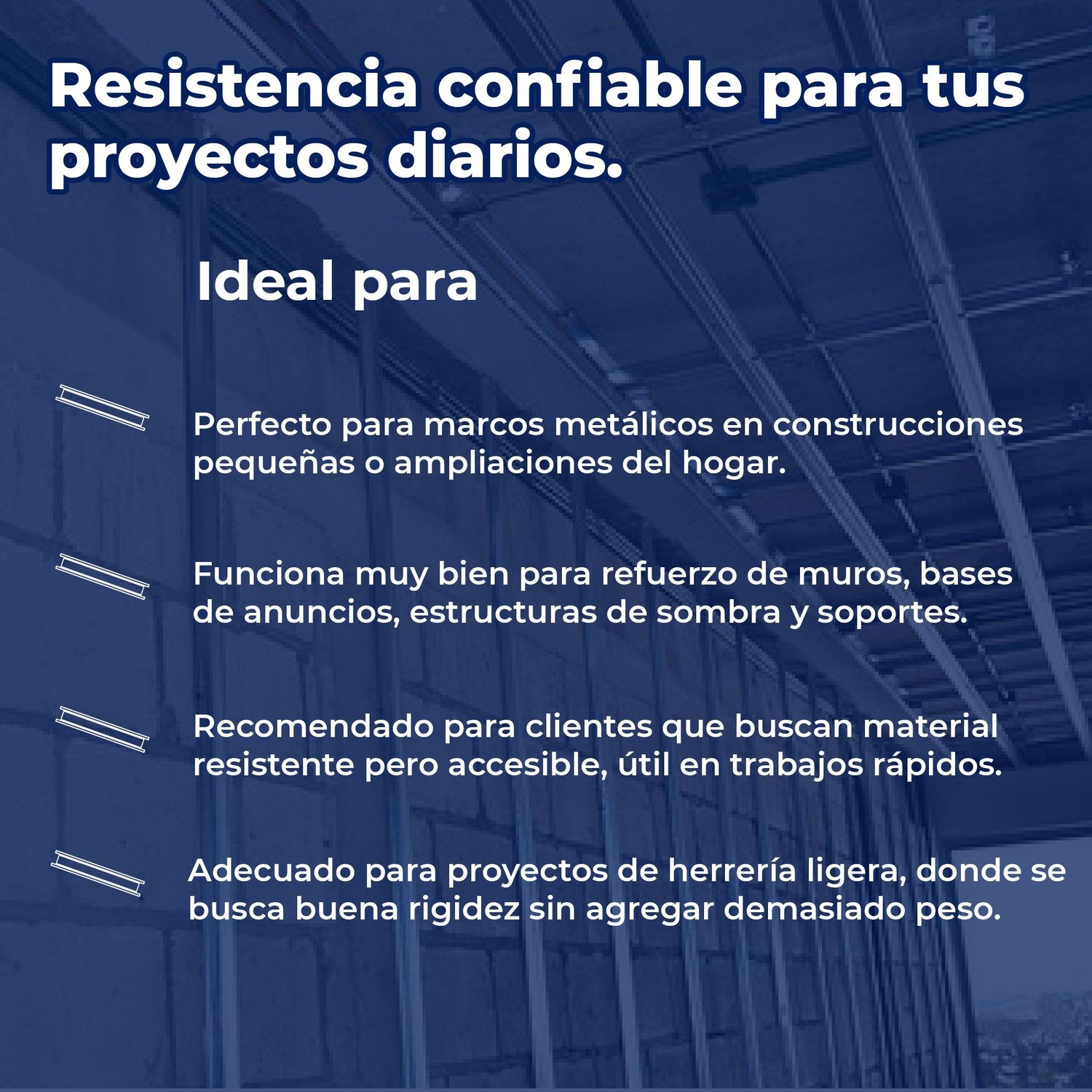 Poste Metalico Calibre 26 4.10X3.05 M