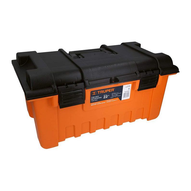 Caja para Herramientas Truper Naranja 22 pulg
