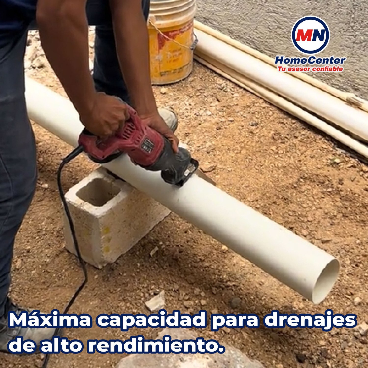 Tubo Sanitario PVC Norma 6 pulg x 6.10 m Durman