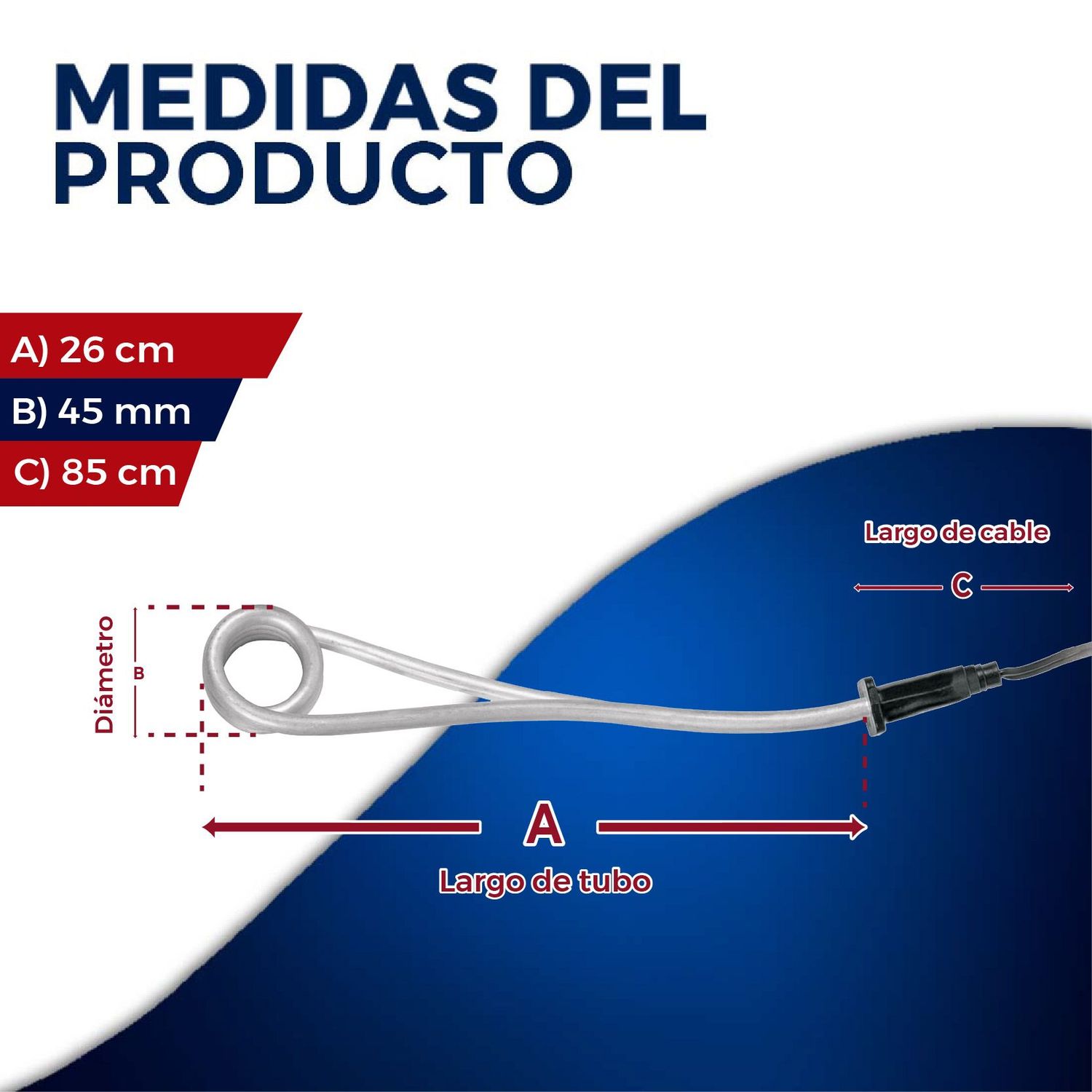 Resistencia Calentador Agua núm 6 Rotter Volteck