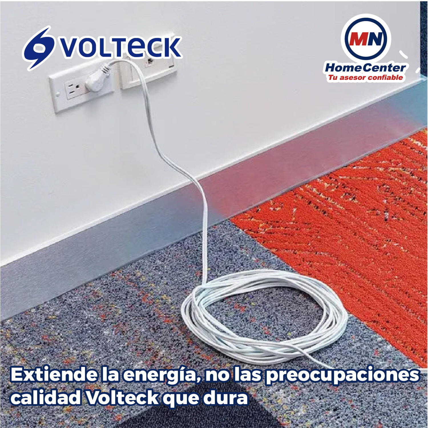 Extensión Eléctrica Doméstica Volteck 10 m