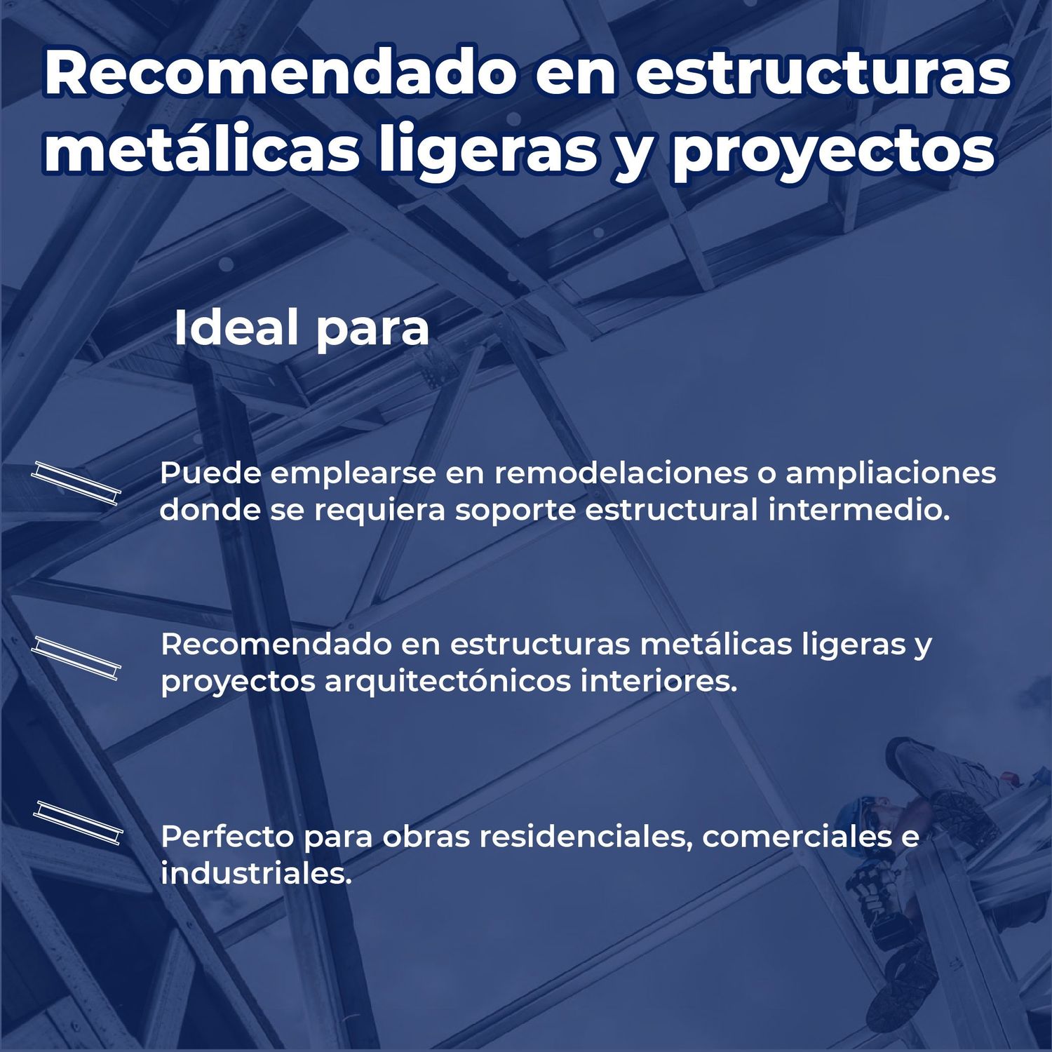 Poste de Viga Panel Rey Calibre 20 9.20X3.05 M