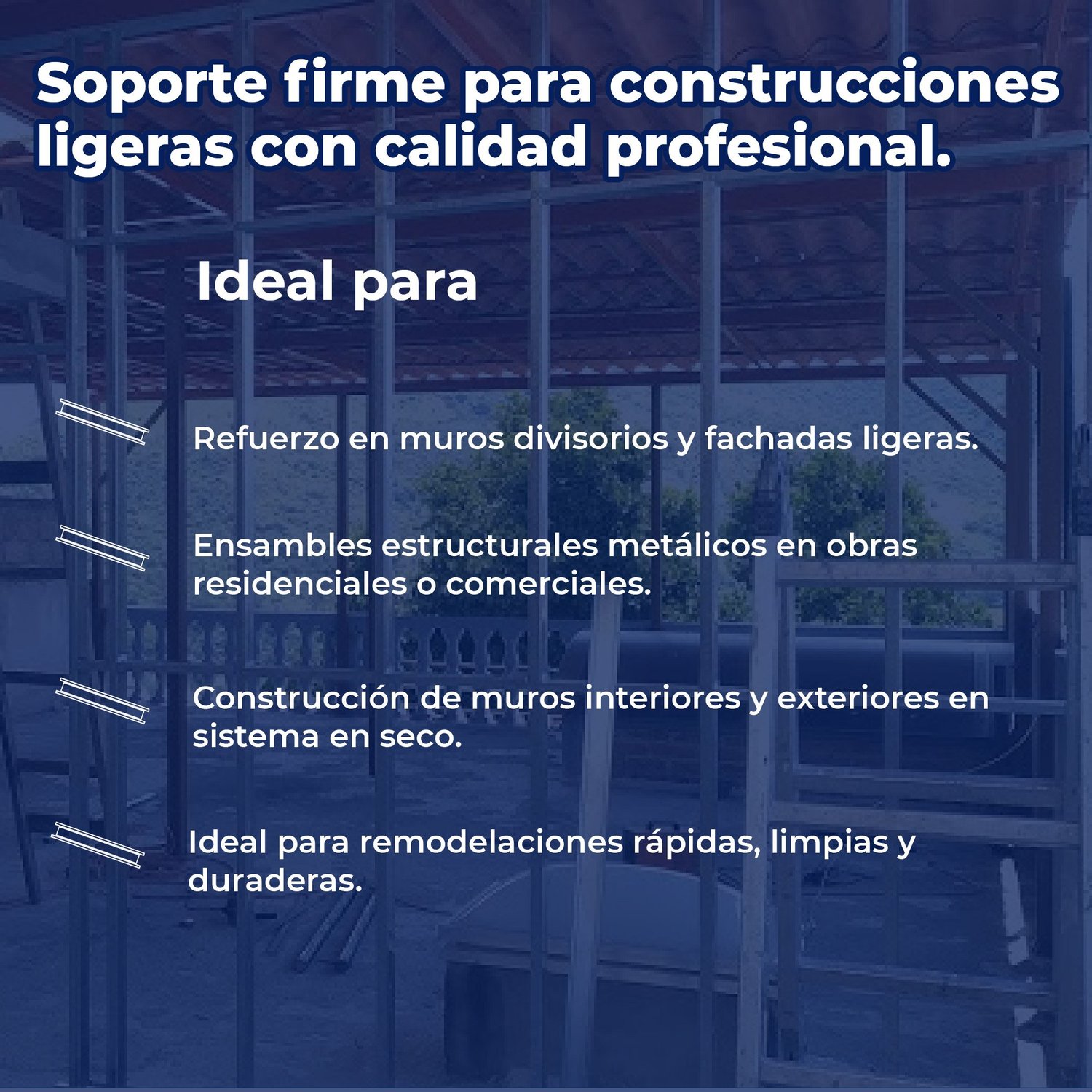 Canal Estructural Panel Rey Calibre 22 9.20X3.05