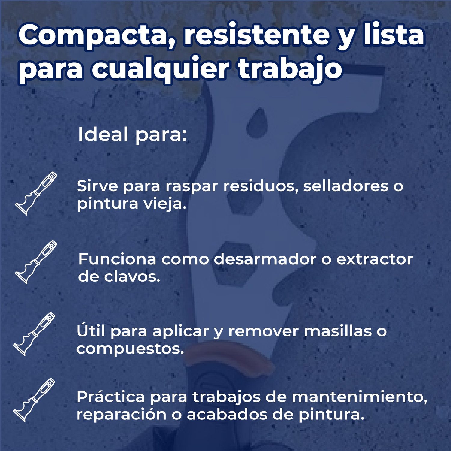 Espátula Multifuncional Pro 14 en 1 Para Pintor Byp