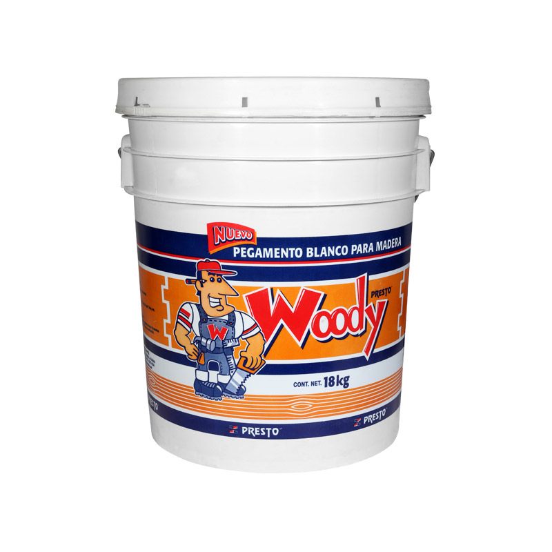 Pegamento Madera Blanco Woody Presto 18 kg