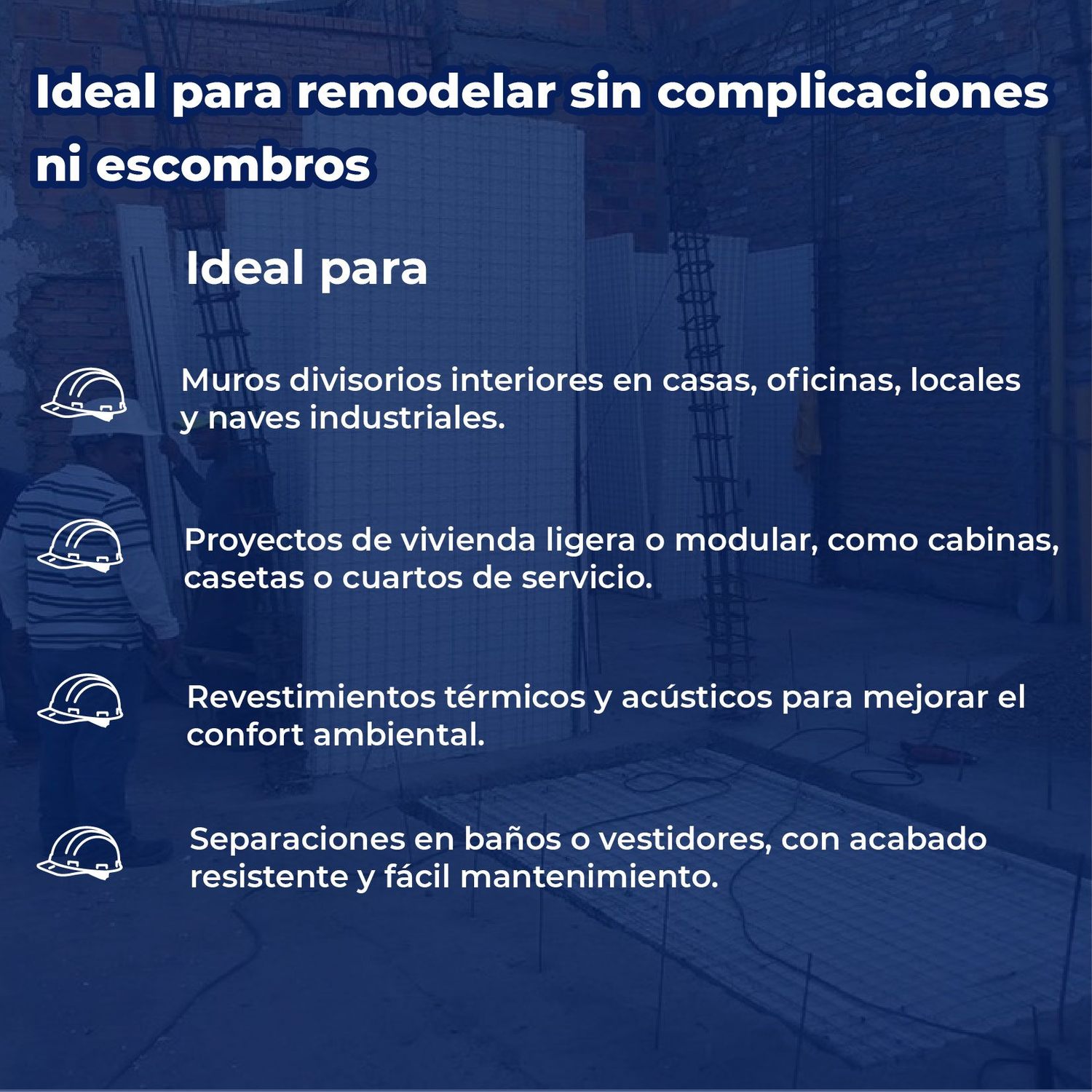 Panel W Divisorio Poliestireno 2 pulg