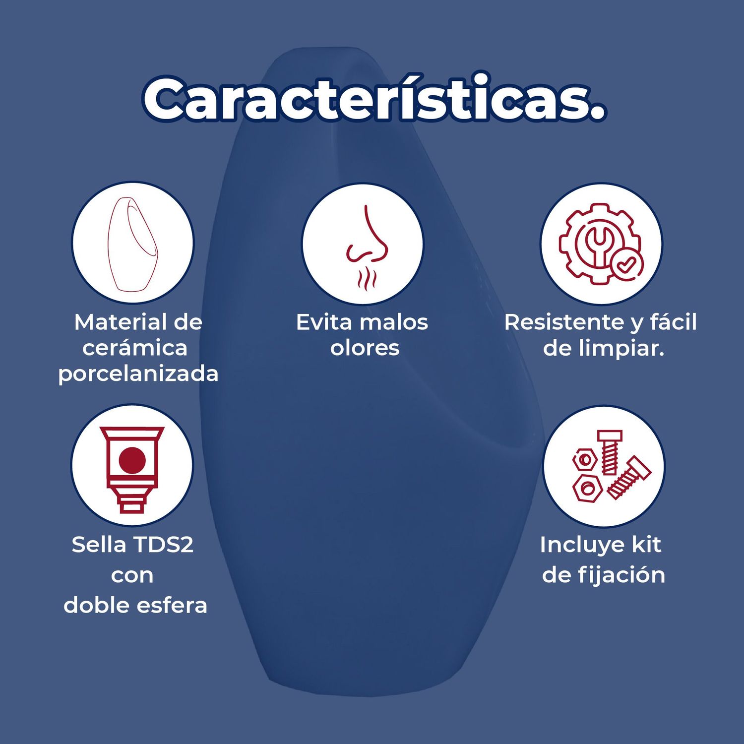 Mingitorio Seco Helvex Gobi Sistema TDS MG GOBI TDS
