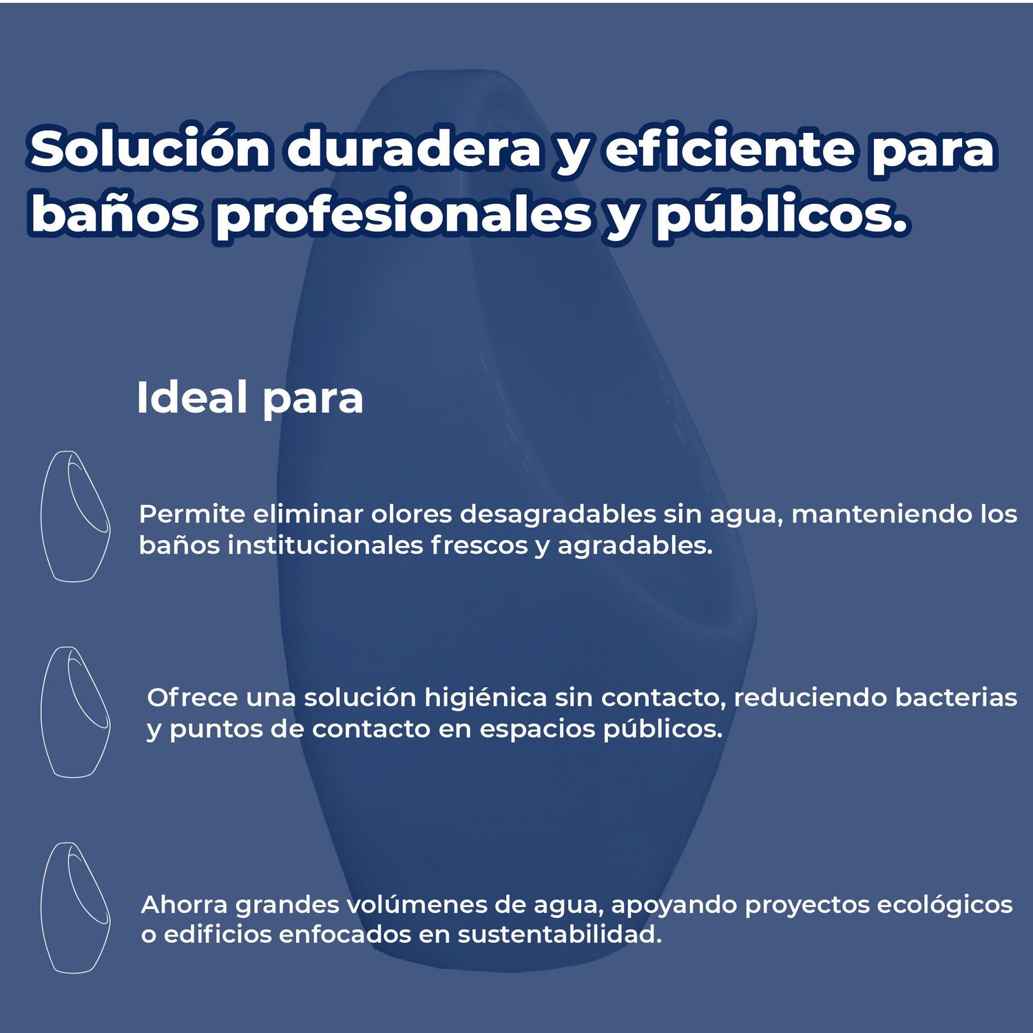 Mingitorio Seco Helvex Gobi Sistema TDS MG GOBI TDS