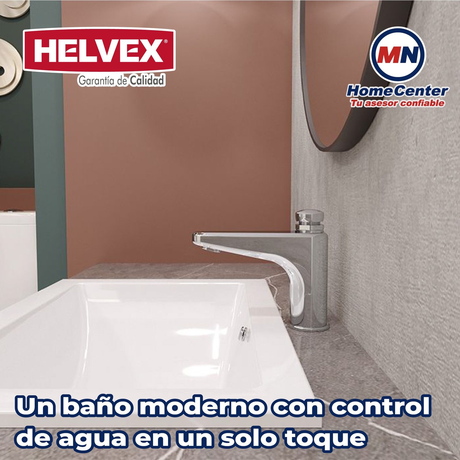 Llave de Lavabo Temporizadora a Piso Helvex TV-122