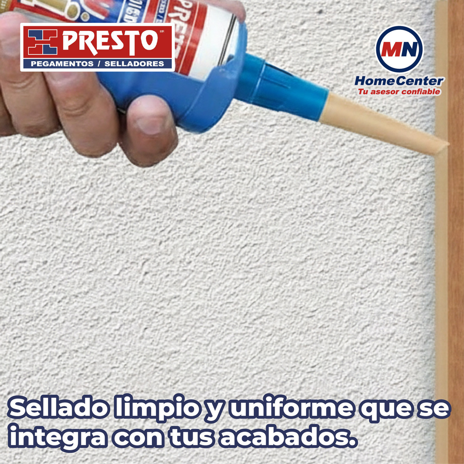 Sellador Acrílico Siliconizado Sky Cril Presto Beige 300 mL