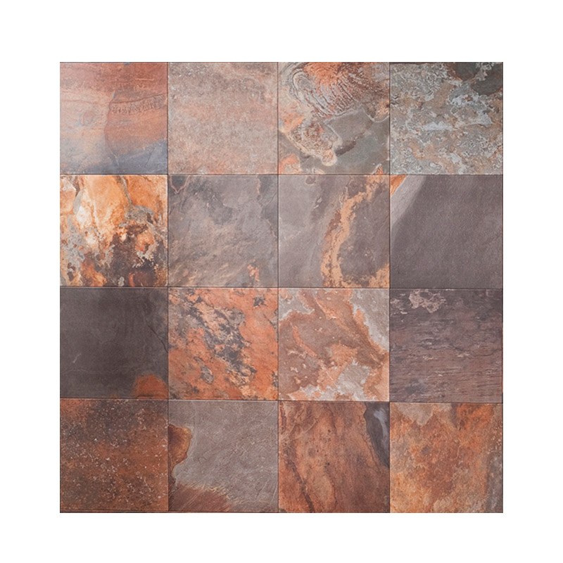 Piso Bengal Slate Daltile 45 x 45 cm Multicolor