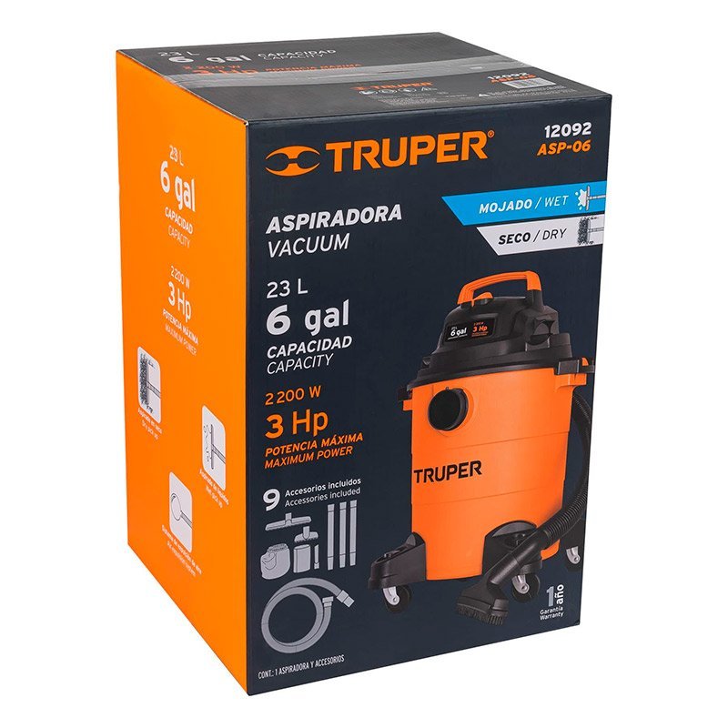 Aspiradora 06G/23L Profesional 2200 W