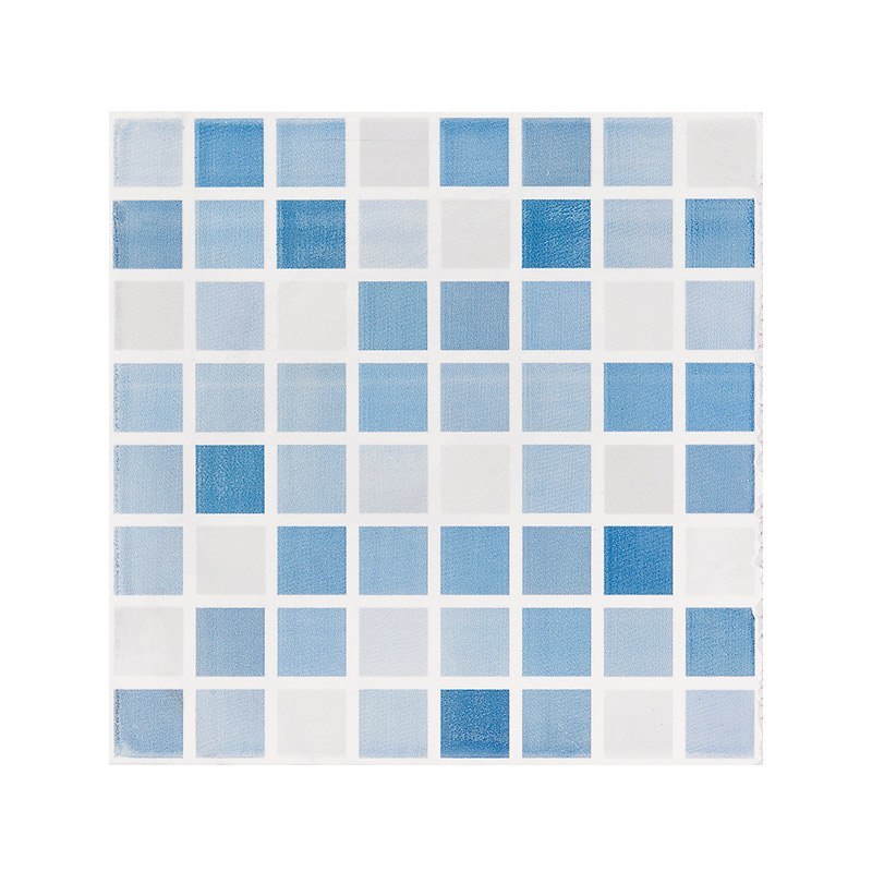 Piso Rubik Azul Vitromex 20x20 cm