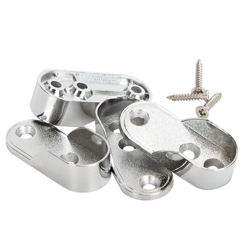 Brida para Tubo Ovalado Handy Home Cromo