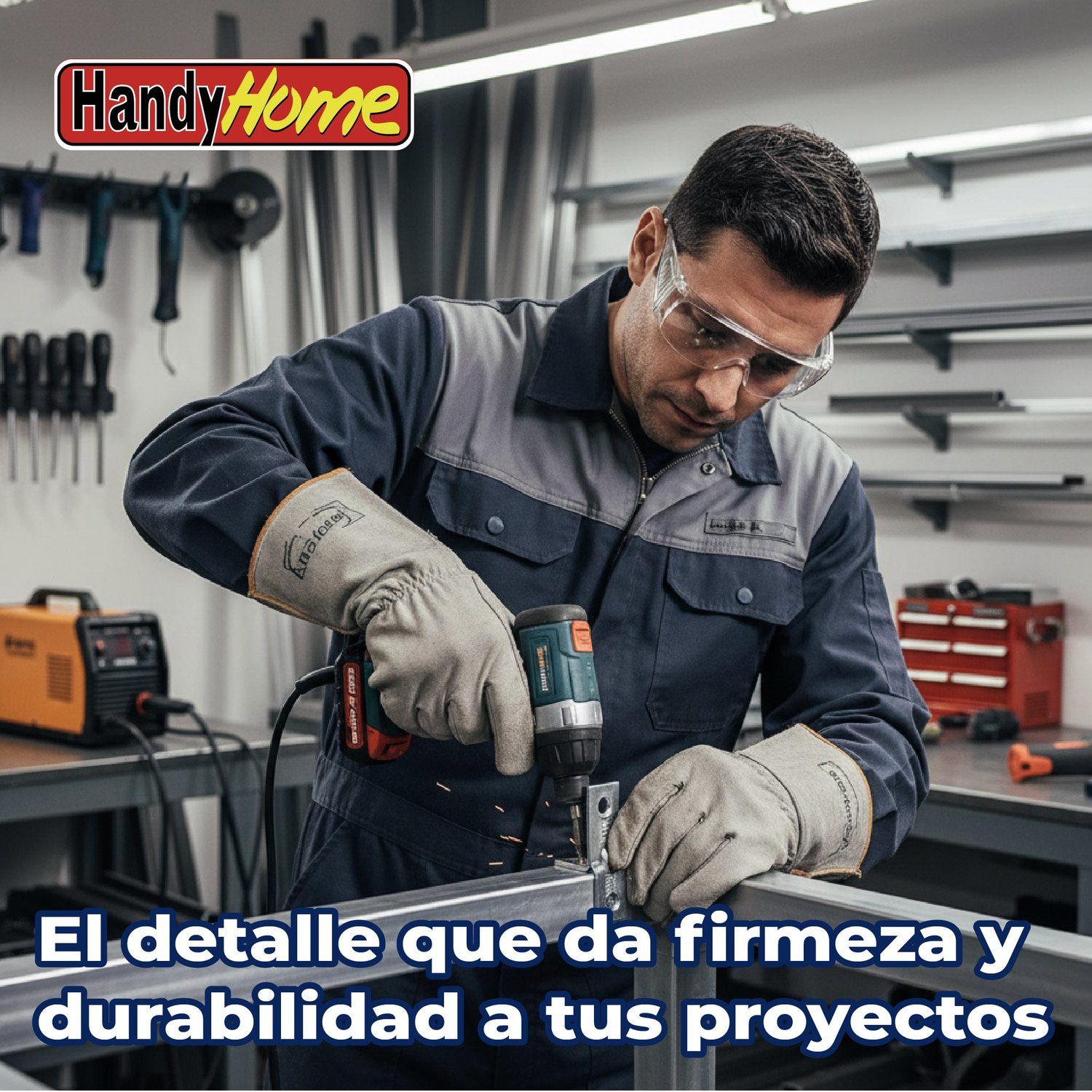 Unión Escuadra Galvanizada Handy Home 1 x 1 pulg