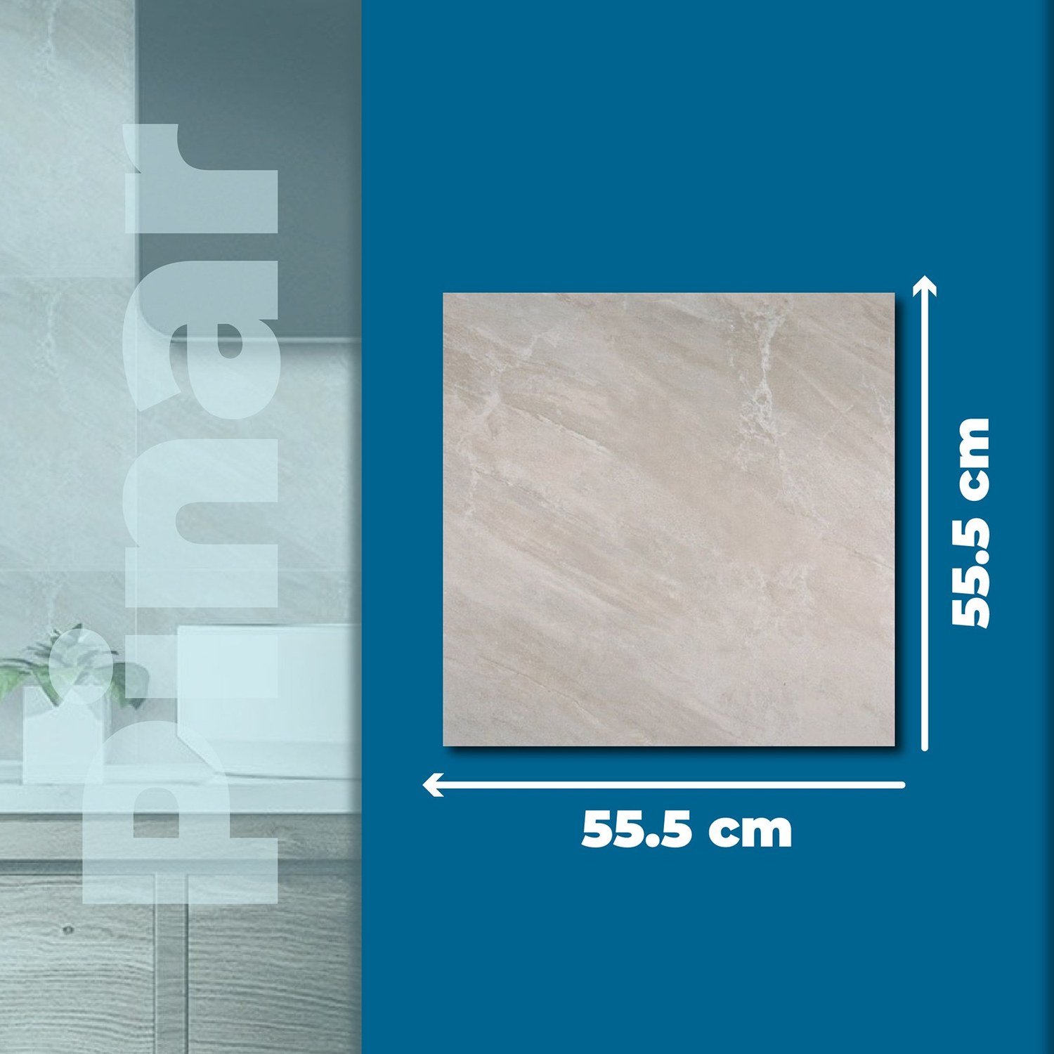 Piso Pinar Marfil Vitromex 55.5x55.5 cm