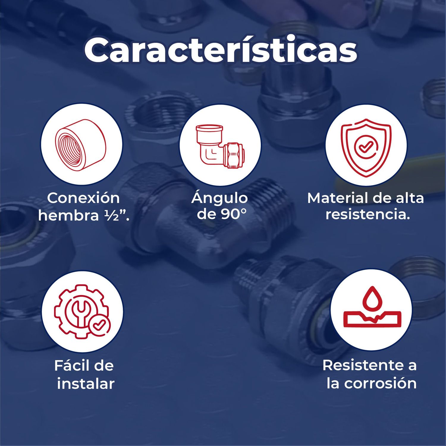 Codo Hembra Durman Gas 90 Grados ½ x ½ pulgada Coflex