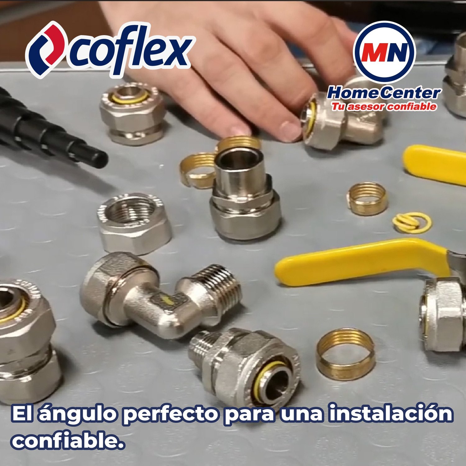 Codo Hembra Durman Gas 90 Grados ½ x ½ pulgada Coflex