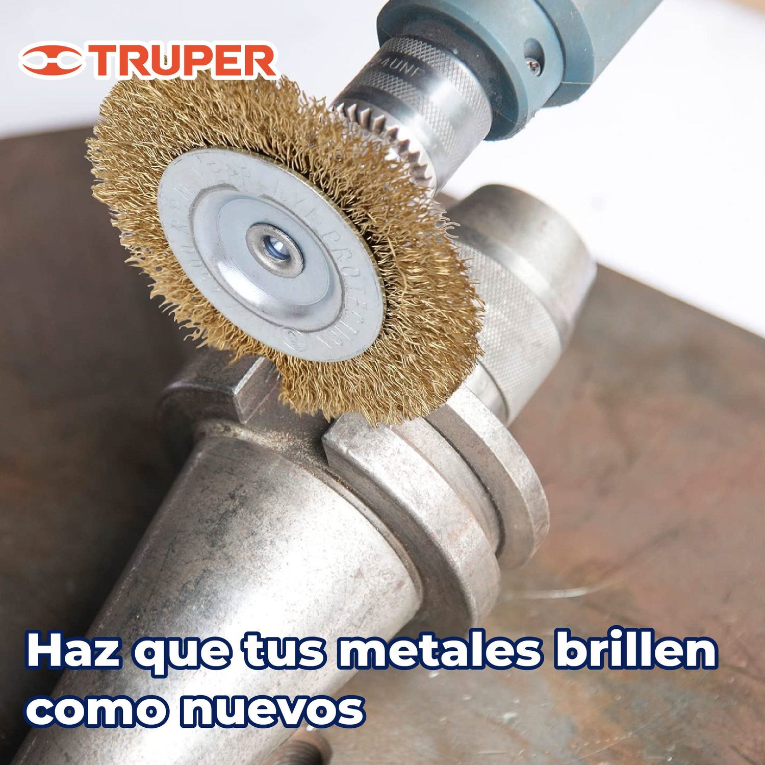 Carda Circular Truper Alambre Grueso 3 pulg