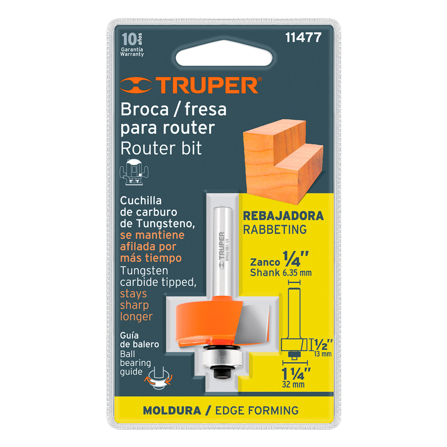 Broca Rebajadora Balero Truper