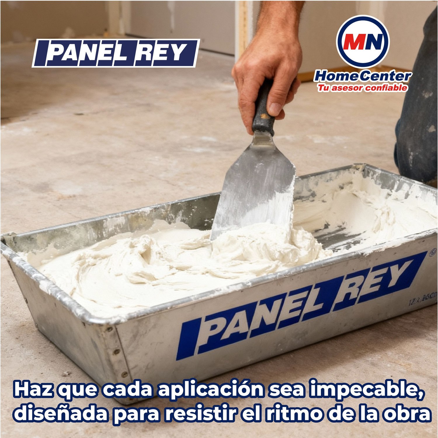 Charola Acero Inoxidable 12" Panel Rey Para Compuesto