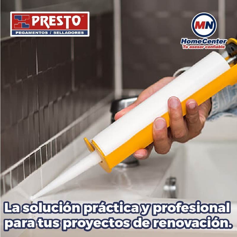 Sellador Acrílico Siliconizado Presto Willy 320 280 mL