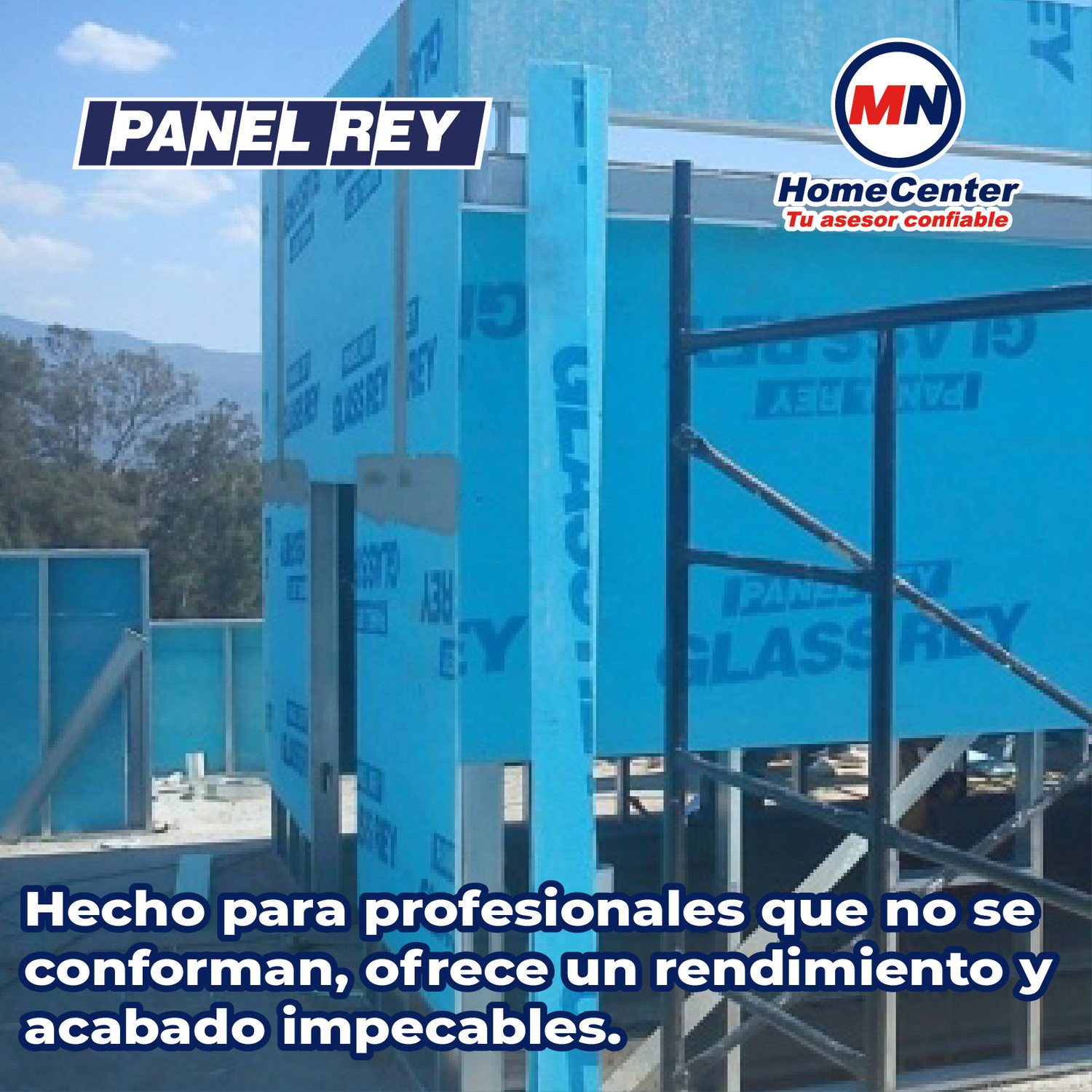 Panel Yeso Exterior FV Glassrey 1/2 27.5 KG