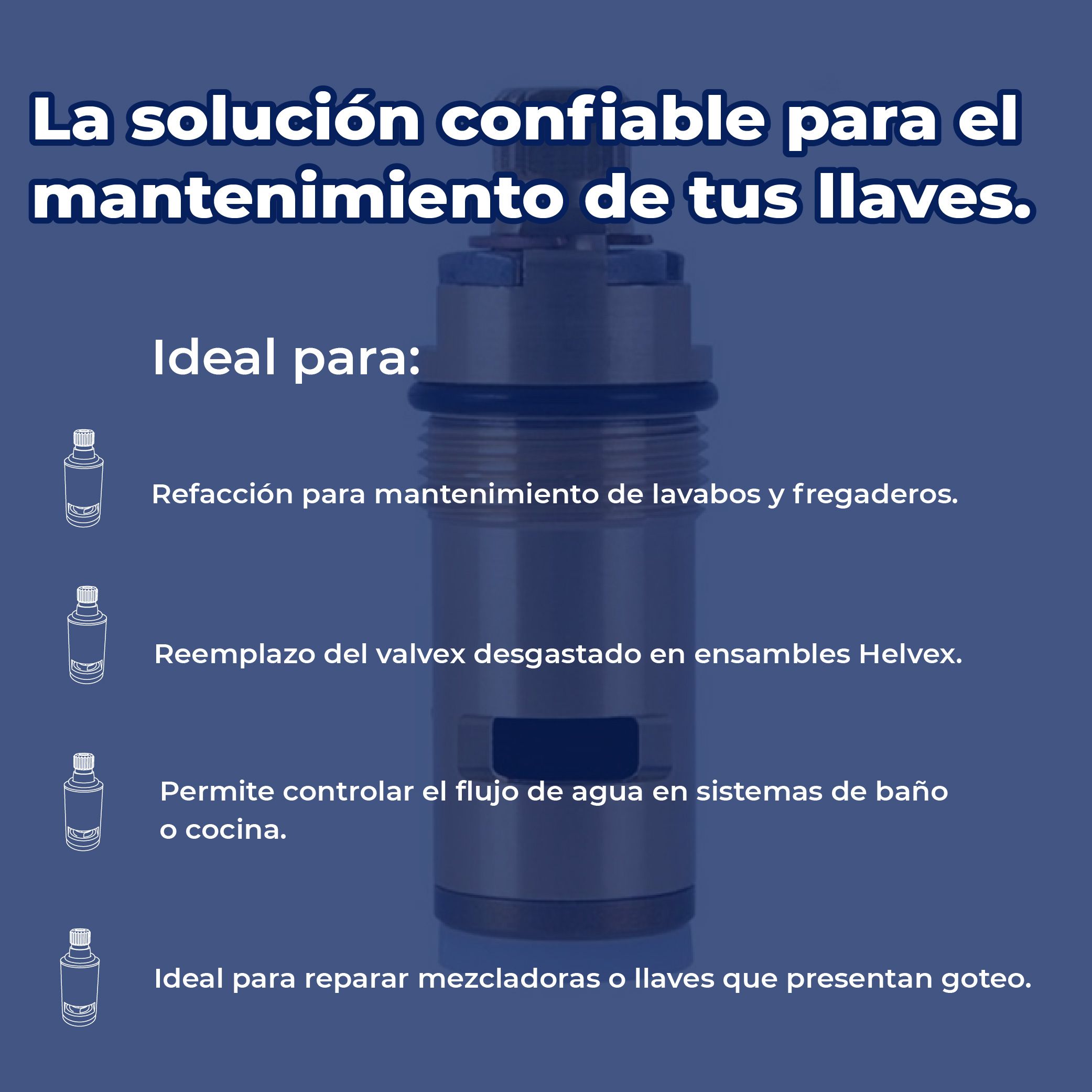 Valvex V Izquierdo Grande SH1114 Helvex