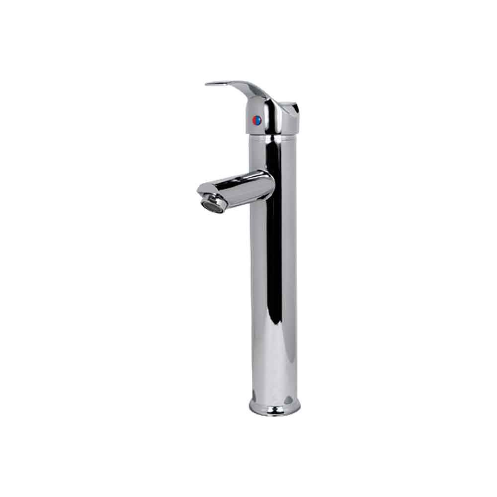 Llave Monomando Para Lavabo 4" Alto Sin Desagüe Rugo 23MTL