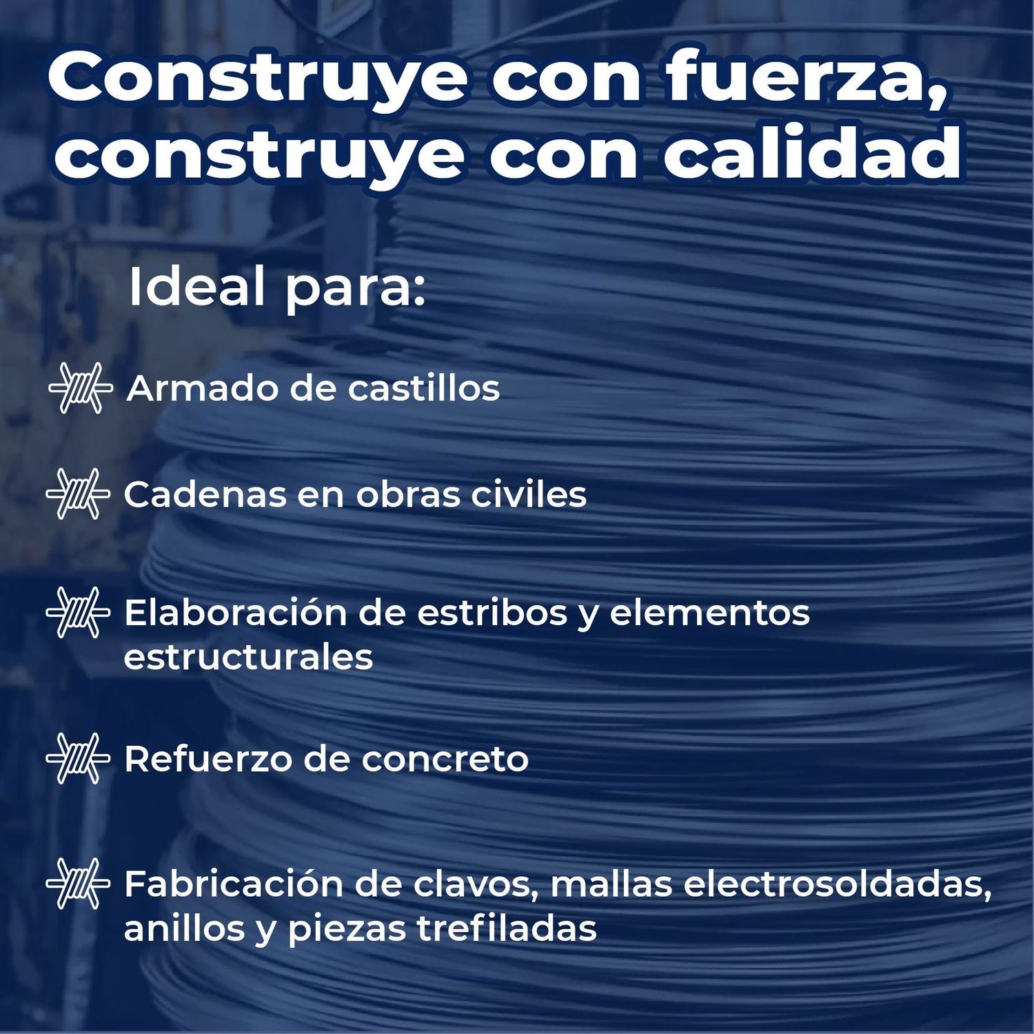 Alambrón Para Construcción Deacero ¼ pulg (Precio por Kilo)