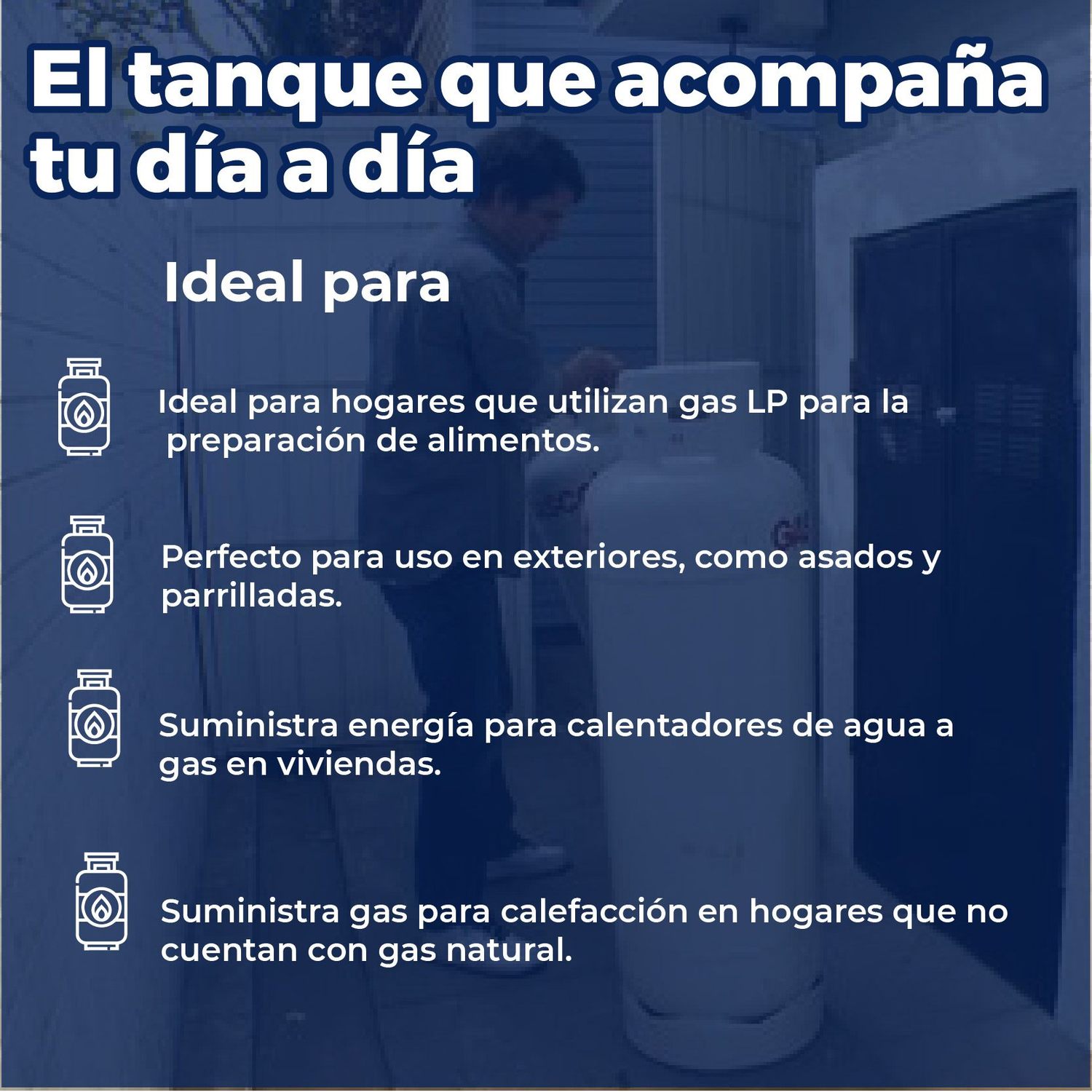 Tanque de Gas Tatsa 20 kg