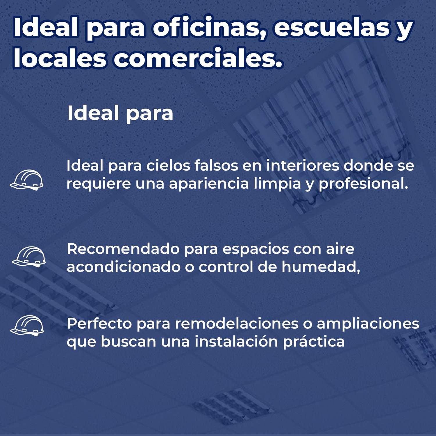 Plafón Cortega 704 5/8 pulgs 61 x 61 cm