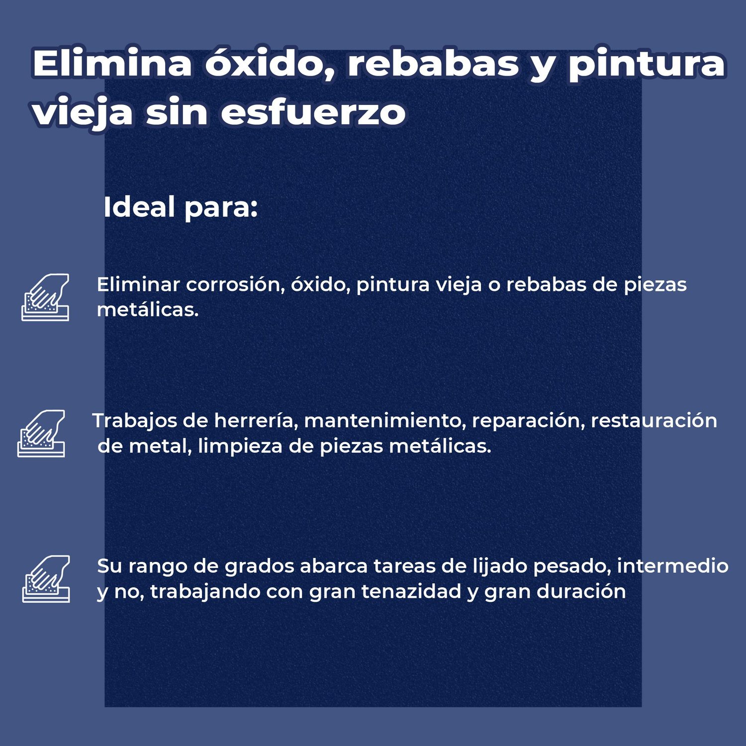 Lija de esmeril negra grano 80 de óxido de aluminio Truper