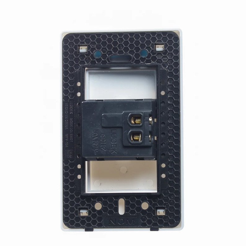 Placa 1 Apagador Lucek Blanco BA013B