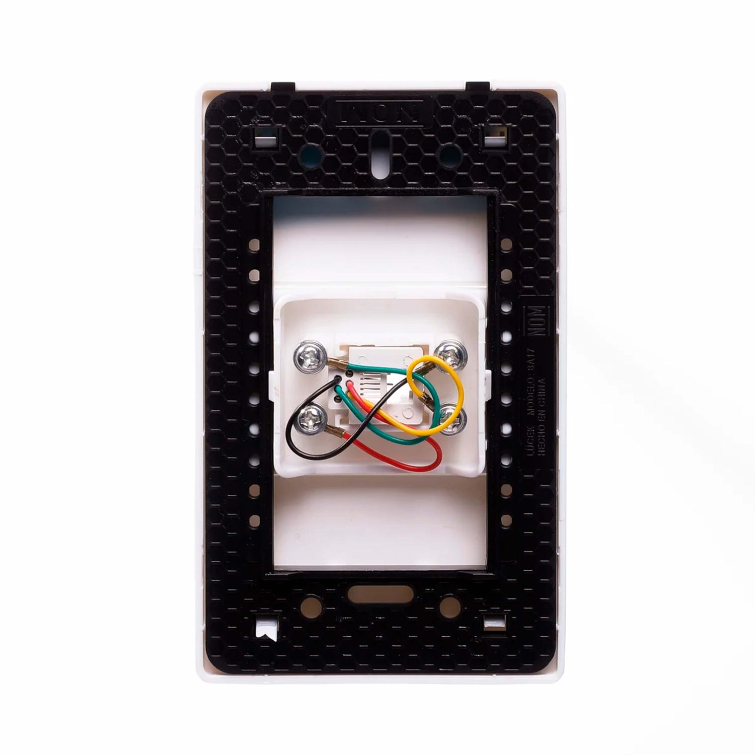 Placa 1 Toma Telefónica marca Lucek Blanco