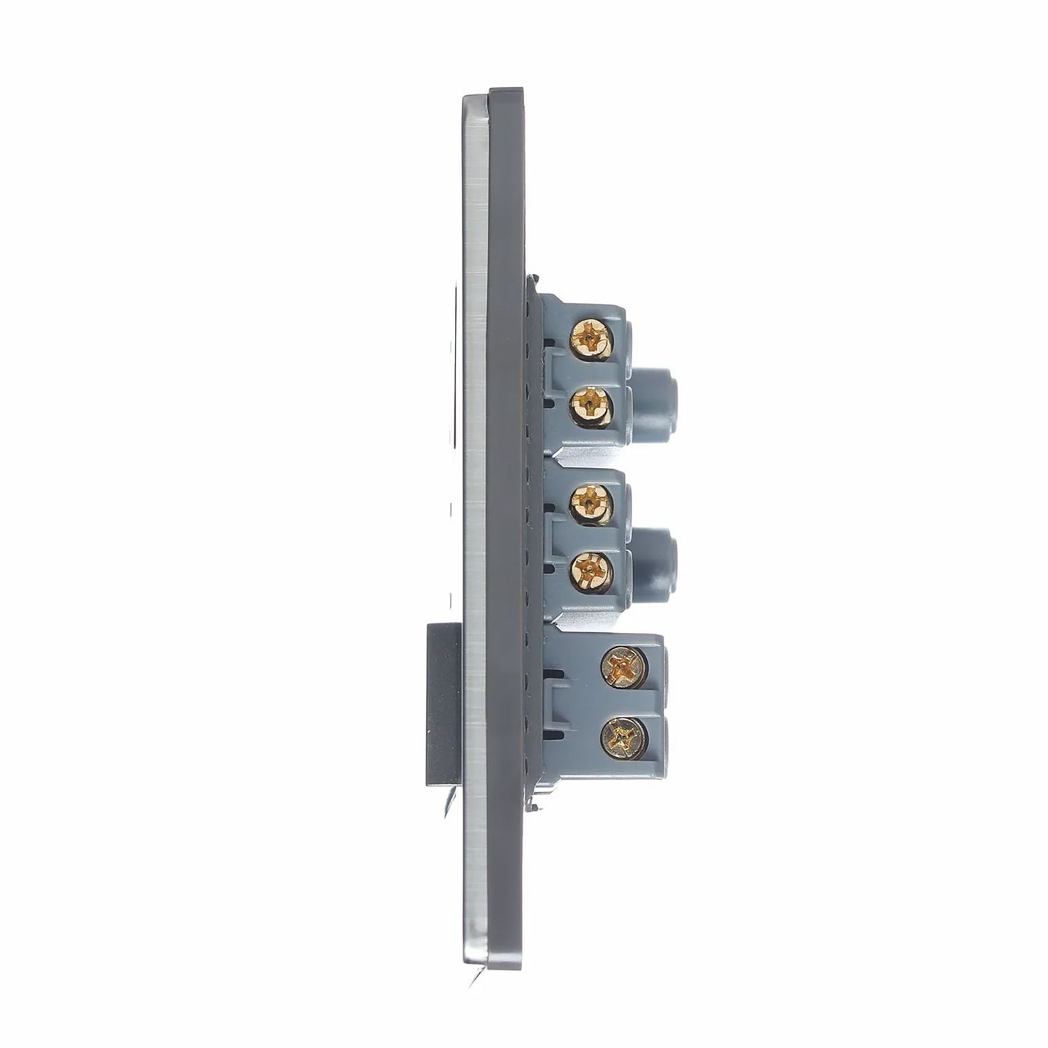 Placa 1 Apagador Sencillo 2 Contactos Lucek BP20MA