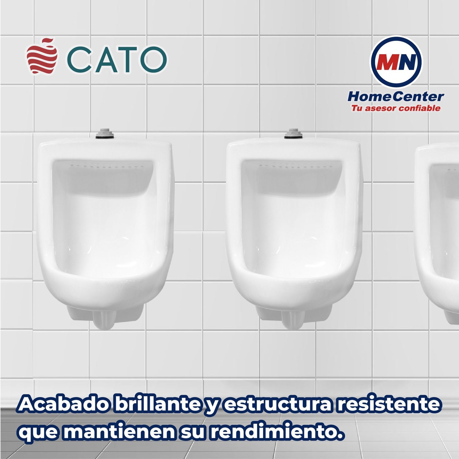 Mingitorio Cato Terra II Blanco de Cerámica para Baño de 3.8 L