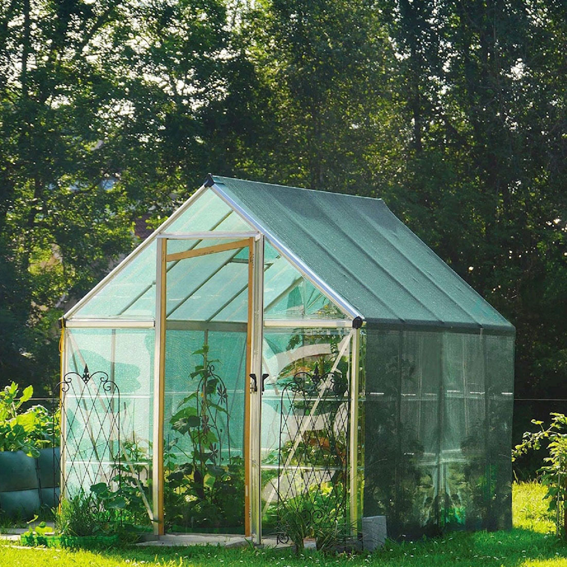 Malla Sombra 80% Truper 5 x 3.60 m