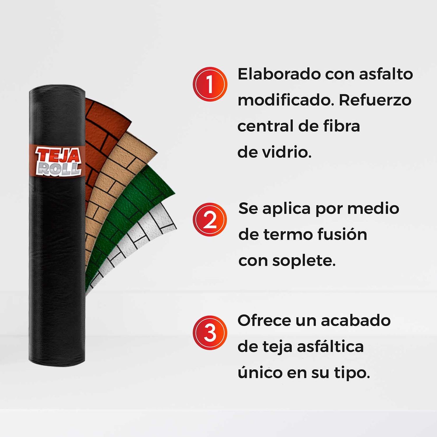 Impermeabilizante Prefabricado 1 m x 10 m Tejaroll Protexa