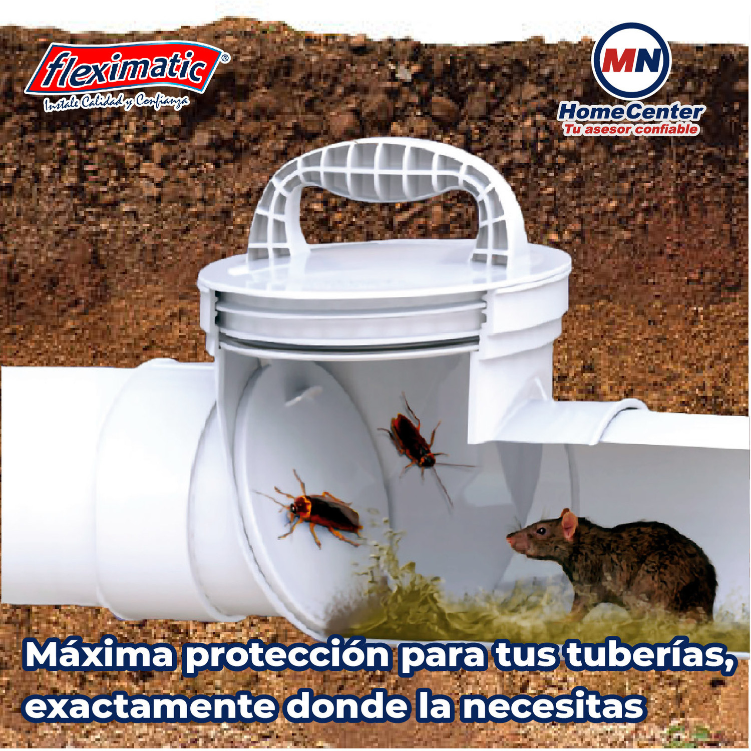 Válvula Anti retorno Fleximatic 4"