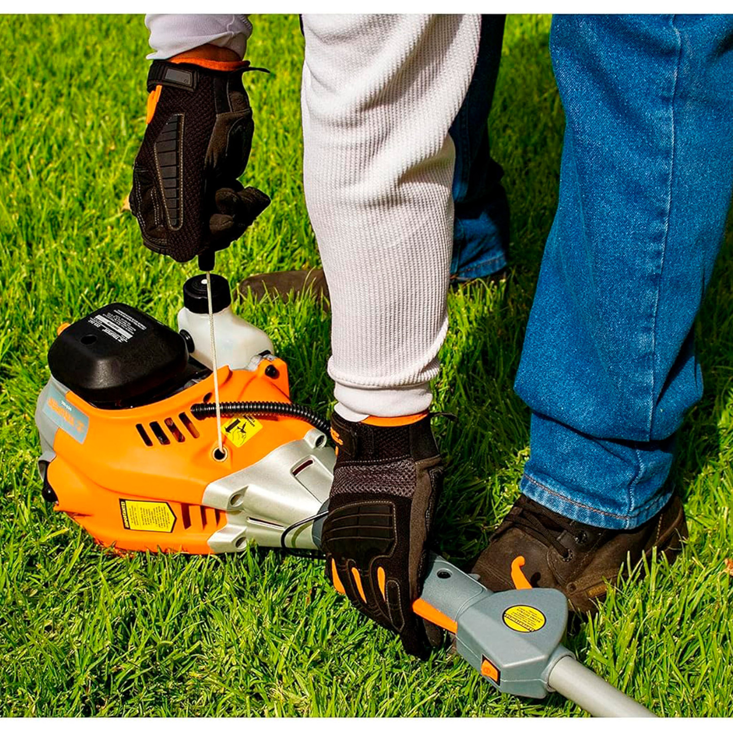 Desbrozadora Gasolina Truper Curva 26 CC Mango Tipo D