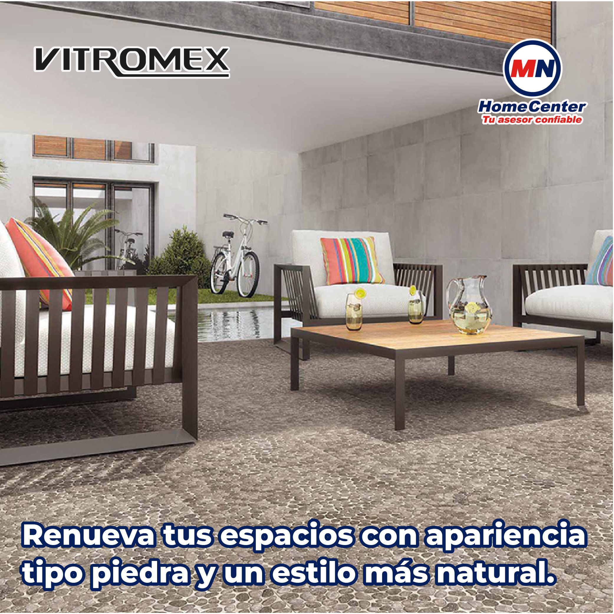 Piso Yukón Cream Vitromex 55.5 x 55.5 cm